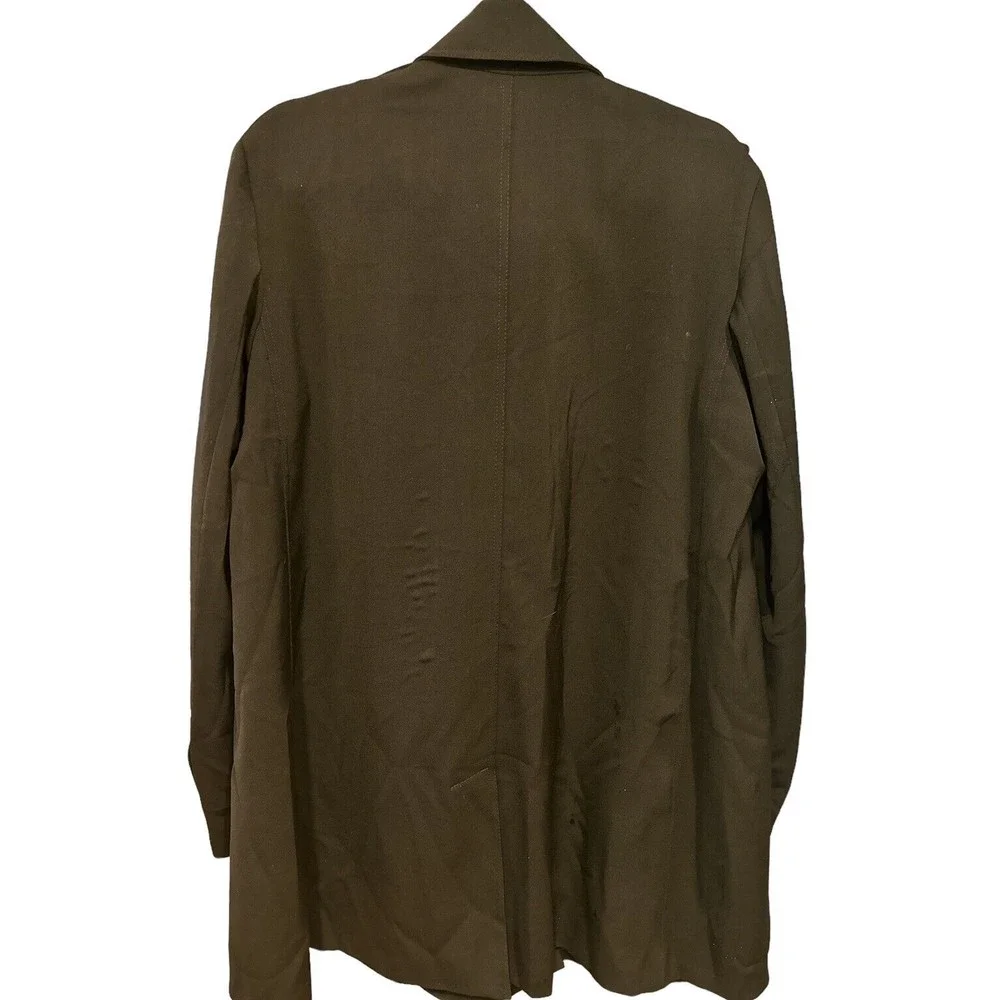 Burberry Women’s Button Up Jacket Made In‎ Italy Black Sz 14
